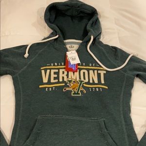 University of Vermont hoodie.